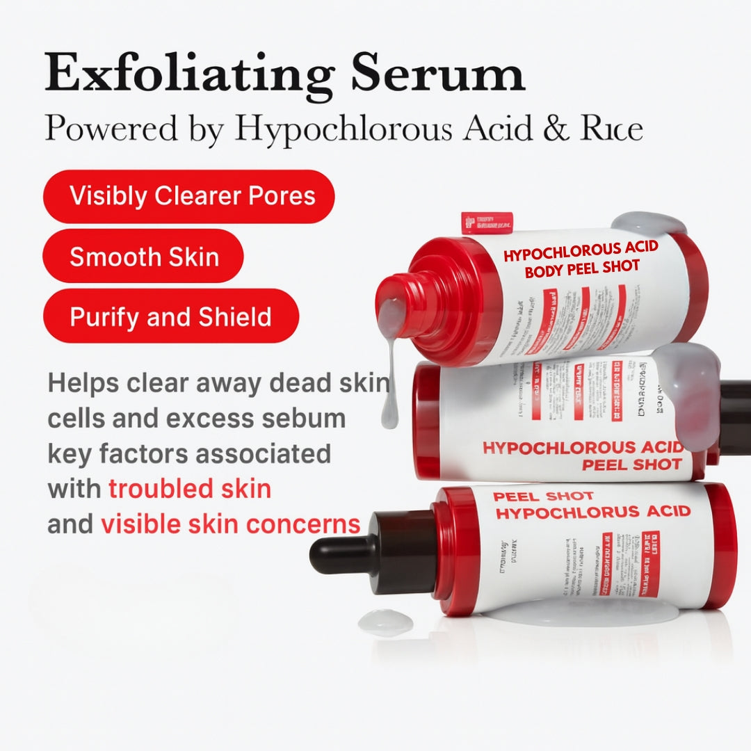 Hypochlorous Acid Peel Shot Set