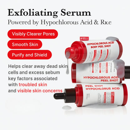 Hypochlorous Acid Peel Shot Set